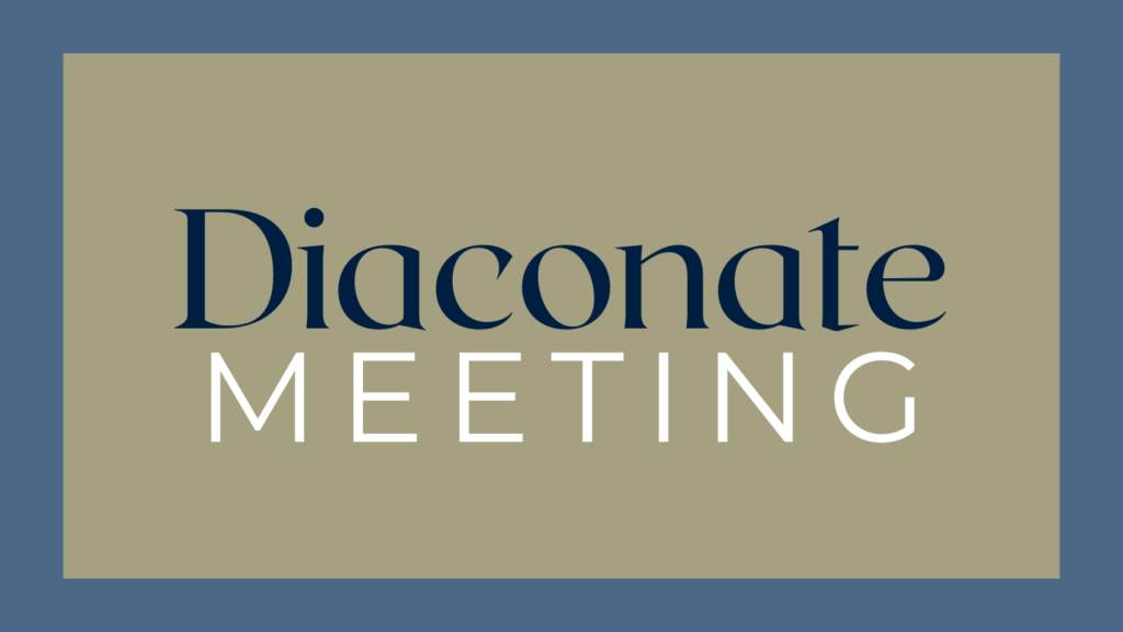 Diaconate Meeting
